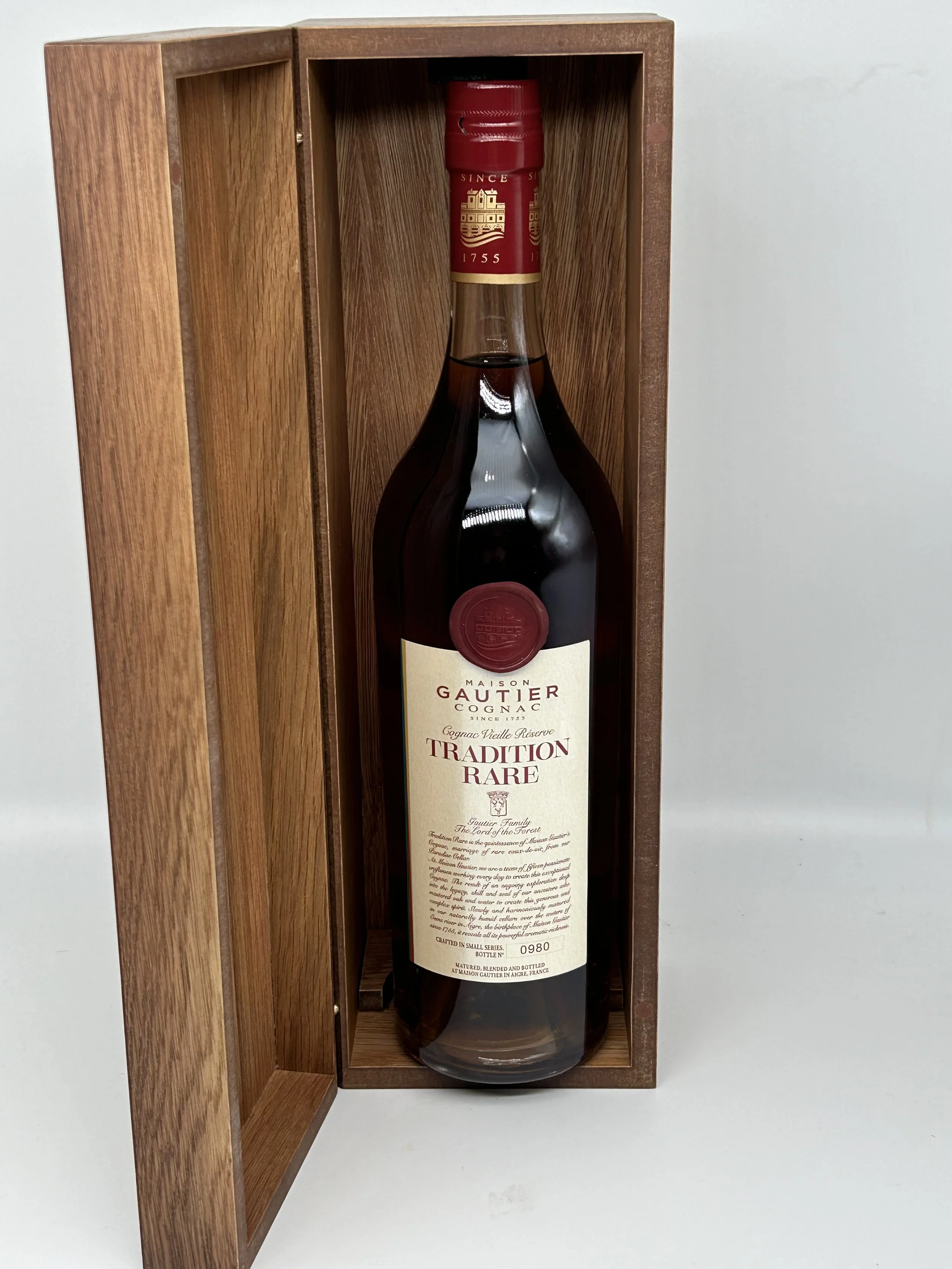 COGNAC GAUTIER TRADITION RARE — cask-and-bottles